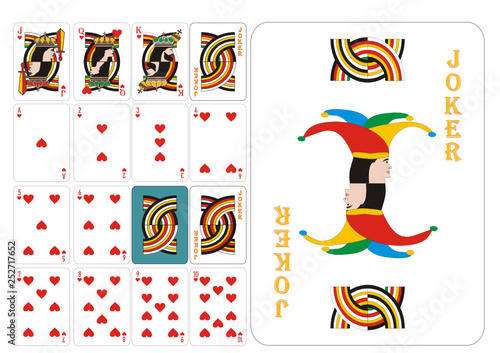 playing cards - HEARTS 