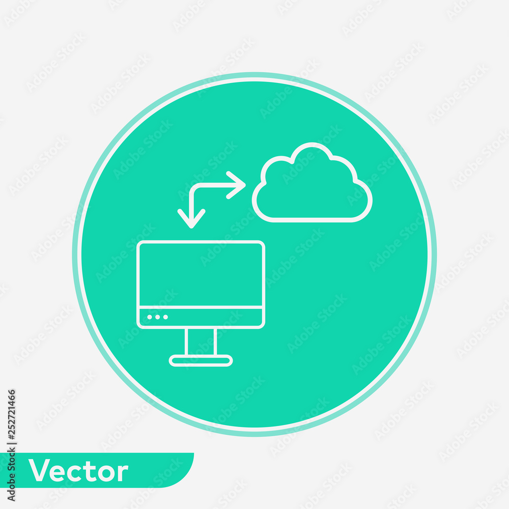 Data transfer vector icon sign symbol Data transfer vector icon sign symbol