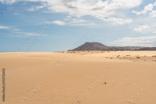 Dunes in Spain, Fuerteventura- Aerial view