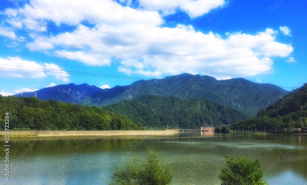 Fototapeta premium Lake in mountains