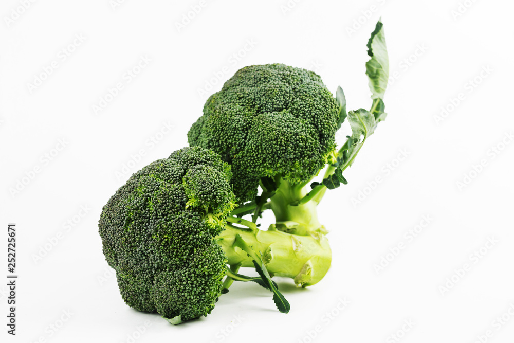 Fresh broccoli isolated on white background Fresh broccoli isolated on white background