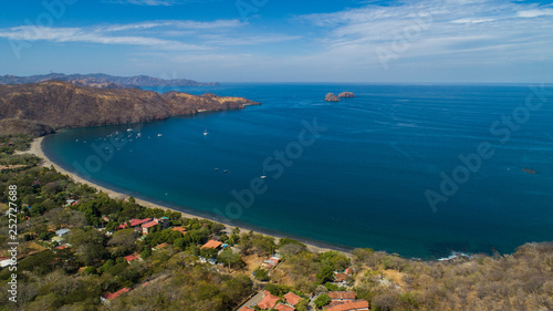 Aerial View from Playa Hermosa in Costa Rica at Guanacaste