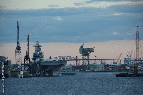 Off the Shore: cranes