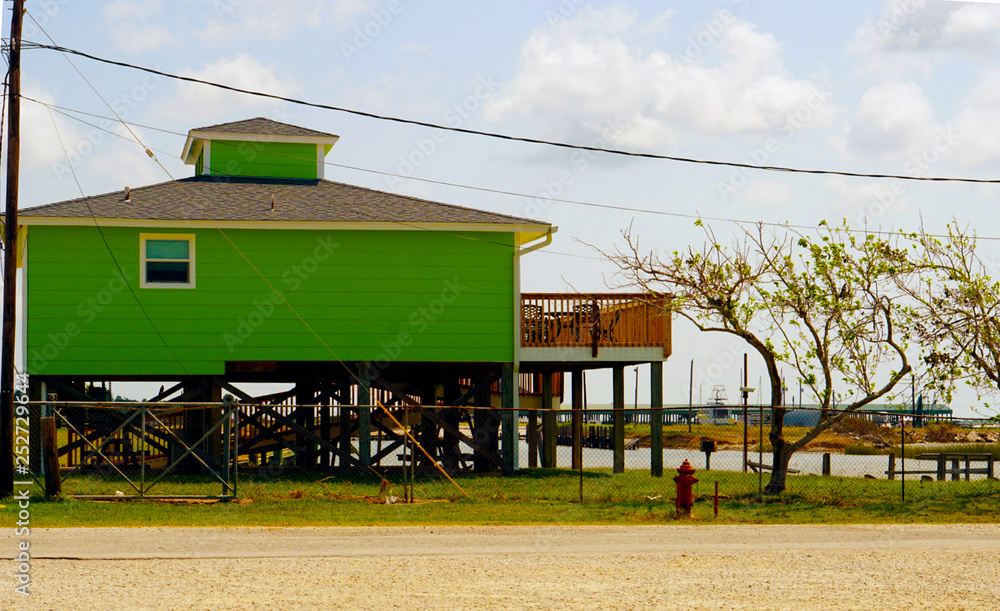 Obraz premium Lime green house