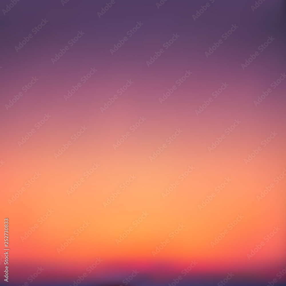 Abstract purple-orange background imitating the sunset.