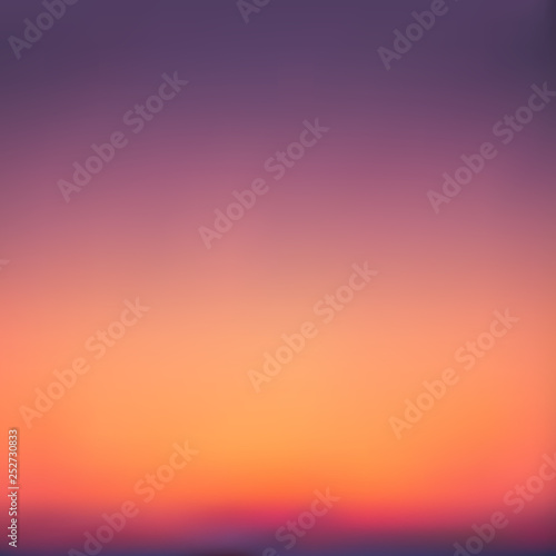 Abstract purple-orange background imitating the sunset.