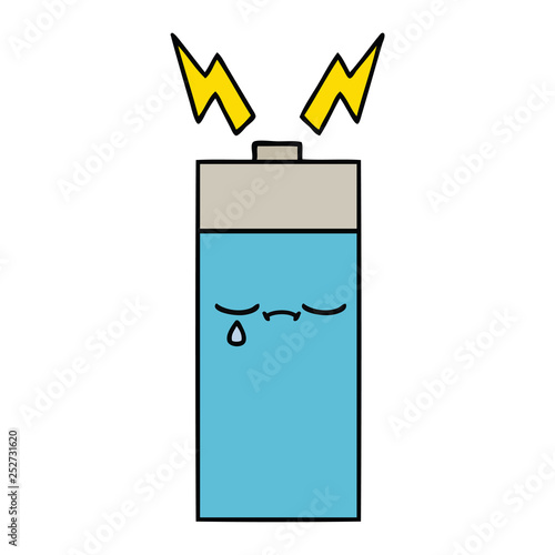 cute cartoon battery