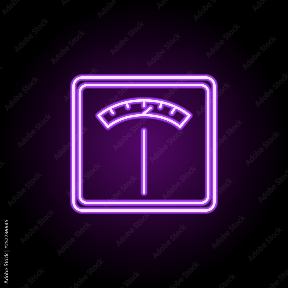 scales line icon. Elements of Medicine in neon style icons. Simple icon for websites, web design, mobile app, info graphics scales line icon. Elements of Medicine in neon style icons. Simple icon for websites, web design, mobile app, info graphics