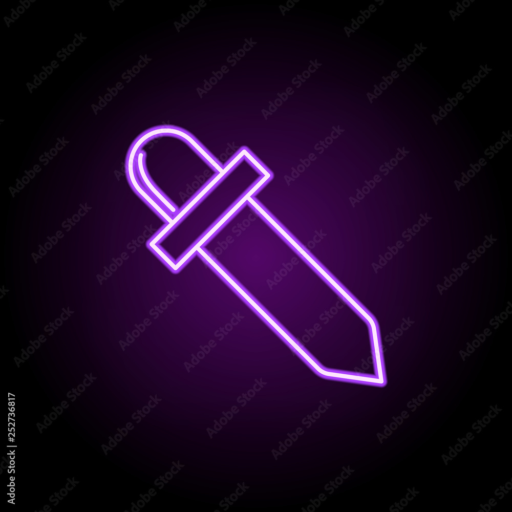 dropper line icon. Elements of Medicine in neon style icons. Simple icon for websites, web design, mobile app, info graphics dropper line icon. Elements of Medicine in neon style icons. Simple icon for websites, web design, mobile app, info graphics