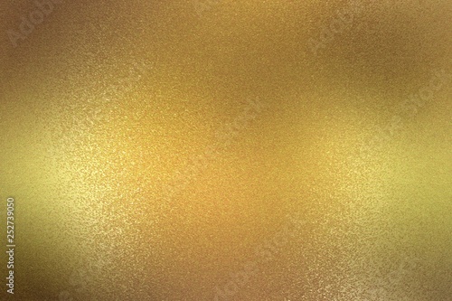 Abstract background, glowing bronze metallic plate texture