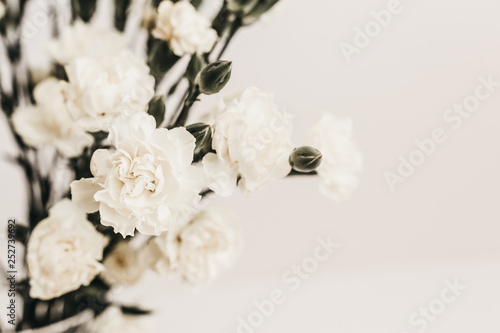 Elegant Neutral & White Floral