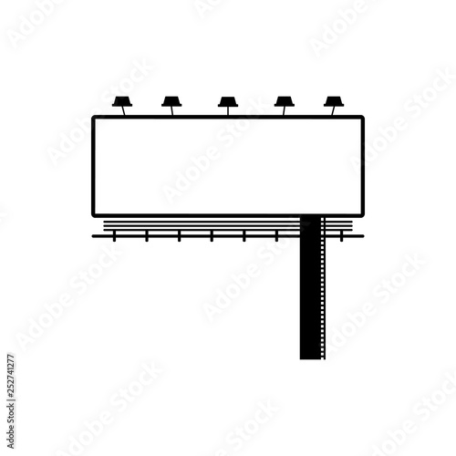 light advertising billboard icon. Element of advertising billboard icon. Premium quality graphic design icon. Signs and symbols collection icon for websites, web design