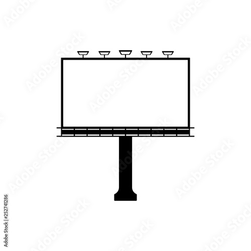 light advertising billboard icon. Element of advertising billboard icon. Premium quality graphic design icon. Signs and symbols collection icon for websites, web design