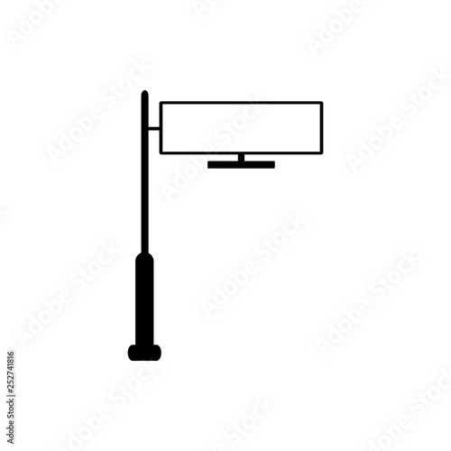 outdoor city advertising billboard icon. Element of advertising billboard icon. Premium quality graphic design icon. Signs and symbols collection icon for websites, web design