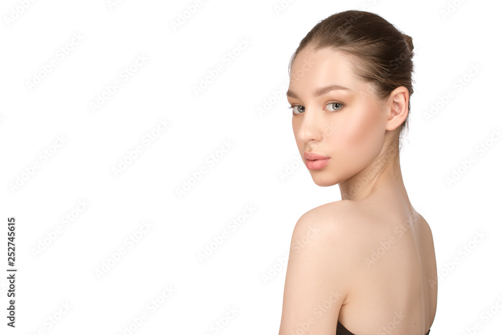 Beautiful young woman with clean perfect skin. Beauty portrait. Spa, skin care and wellness. Beautiful young woman with clean perfect skin. Beauty portrait. Spa, skin care and wellness.