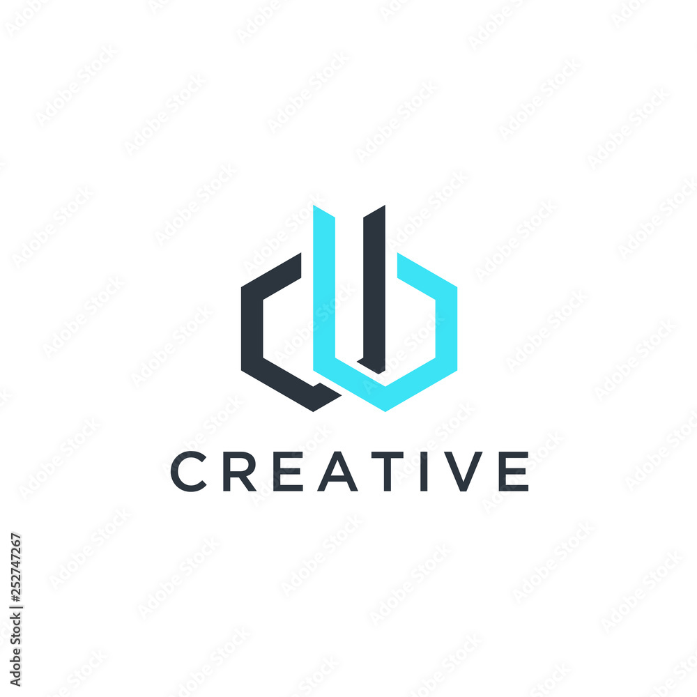 Logo design of DB in vector for construction, home, real estate