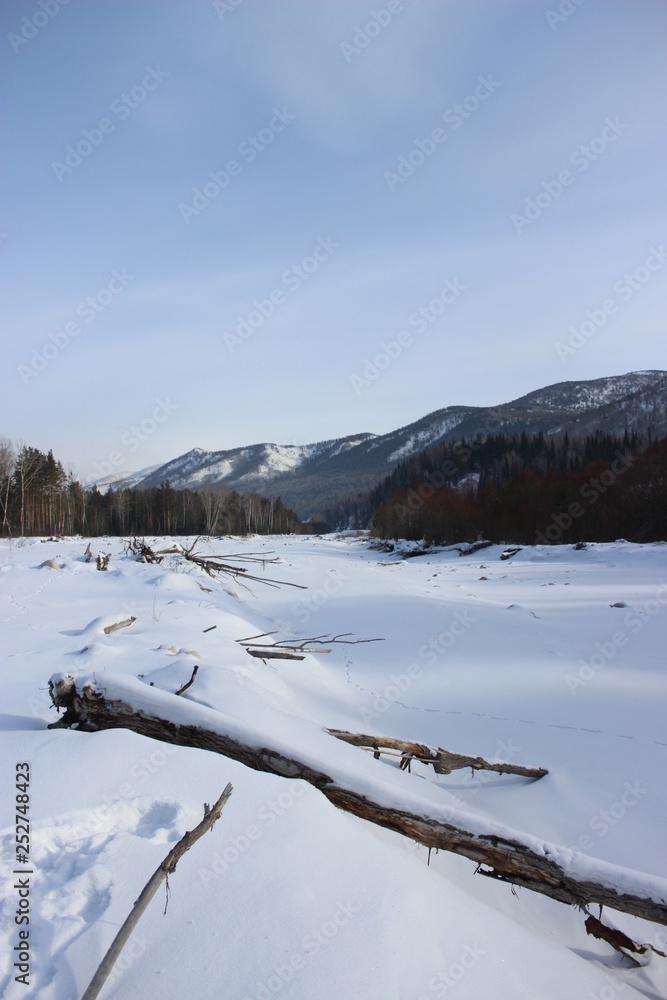 winter in the mountains winter in the mountains