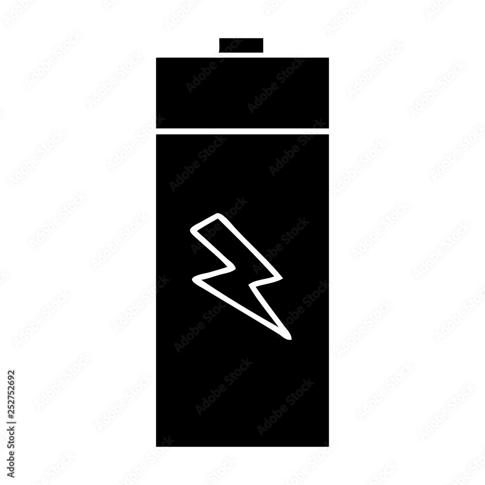 flat symbol electrical battery flat symbol electrical battery