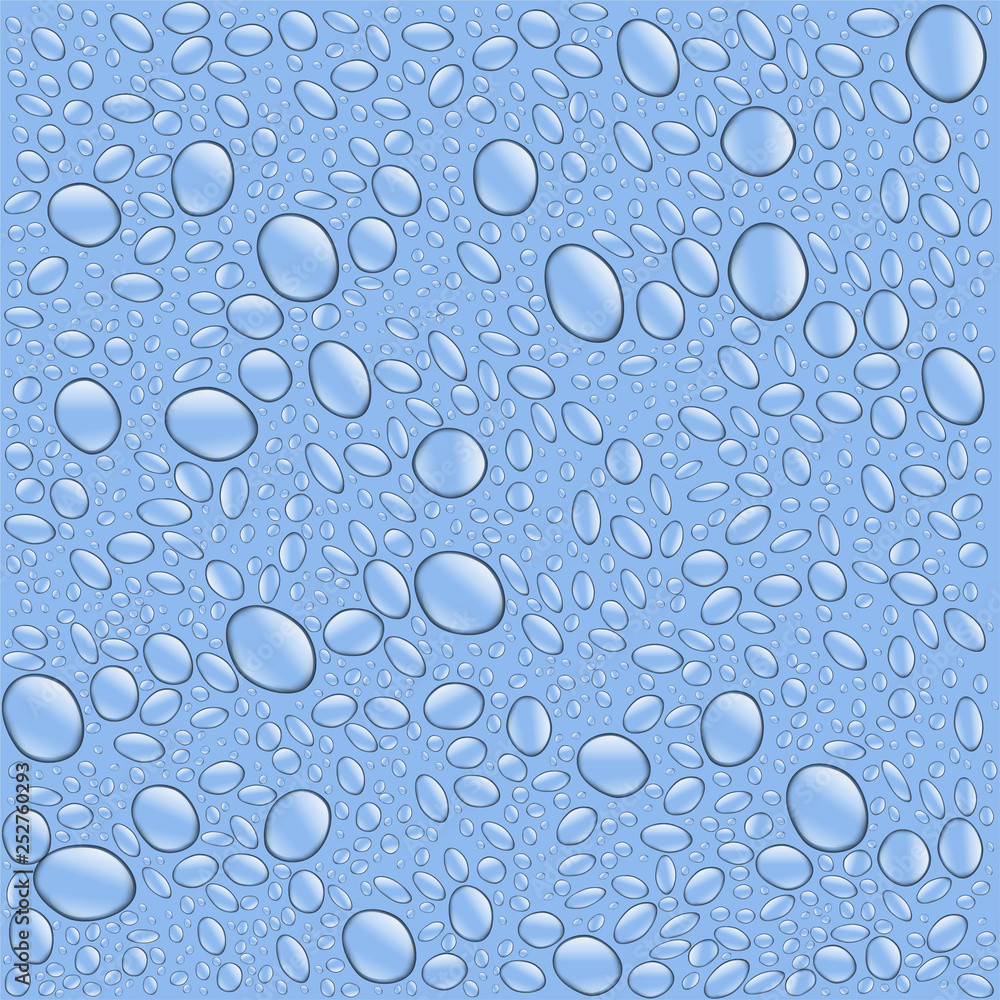 Rain drops background , Vector Illustration