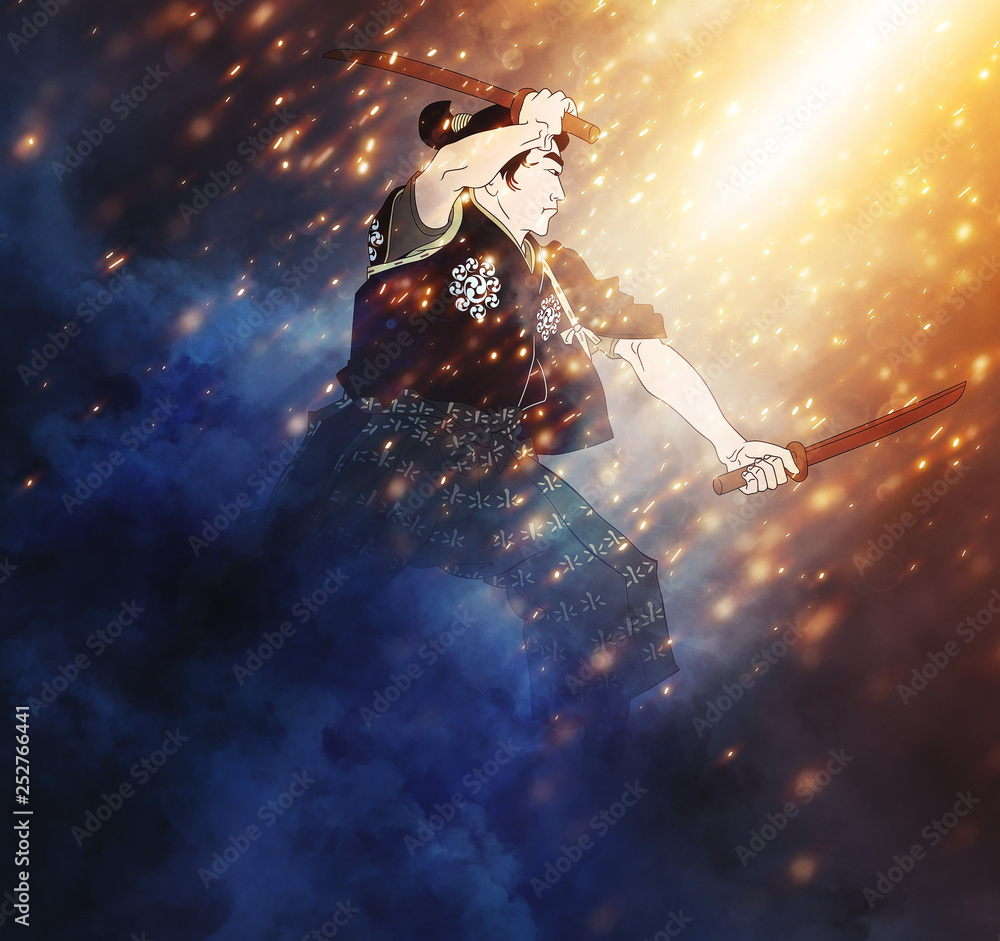 宮本武蔵 光バージョン Stock イラスト Adobe Stock