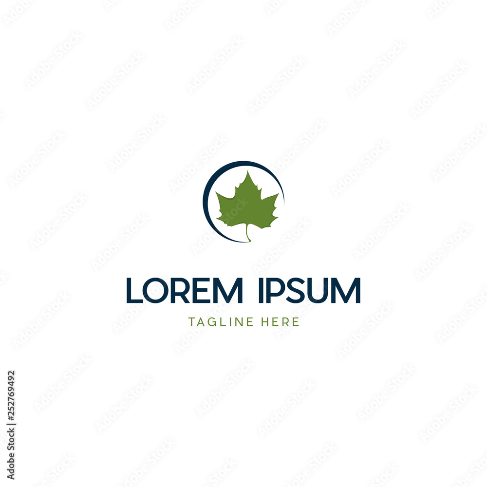 Maple Creative Vector Logo Design Maple Creative Vector Logo Design