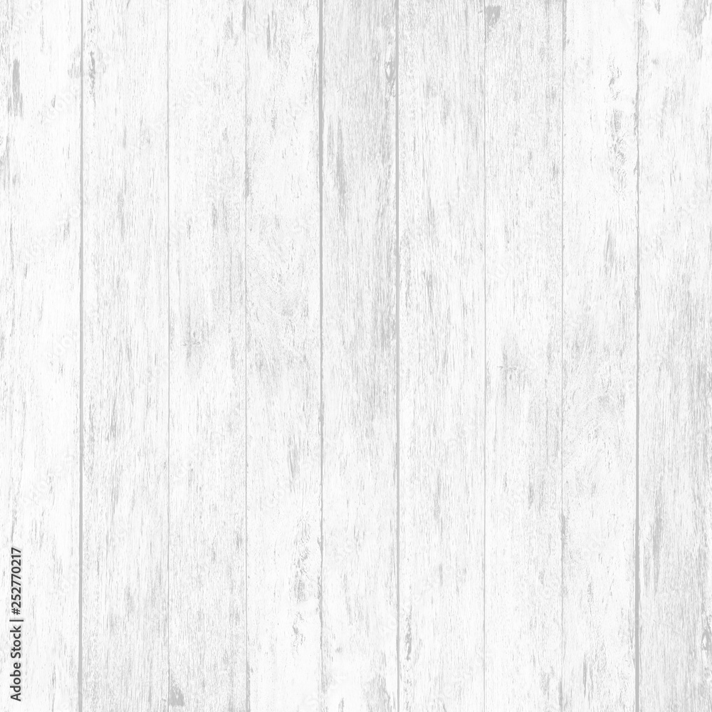 Fototapeta premium White wood wall plank texture or background