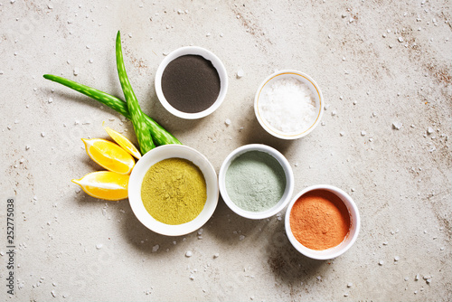 Natural ingredients for care cosmetics, organic body care products