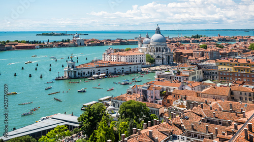 Venice Italy panoramic sea view. Cityscape. Cathedral of Santa Maria della Salute © Sveta Mikhalevich