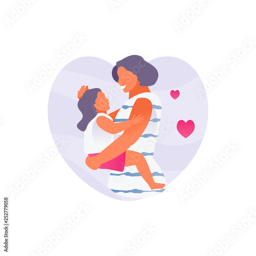 Mother and daughter vector