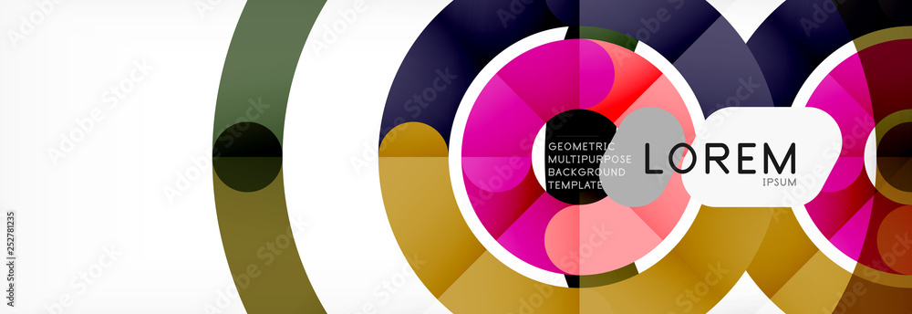 Circular lines design background Circular lines design background