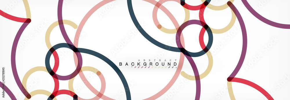 Curly wave lines abstract background design, transparent color lines on gray Curly wave lines abstract background design, transparent color lines on gray