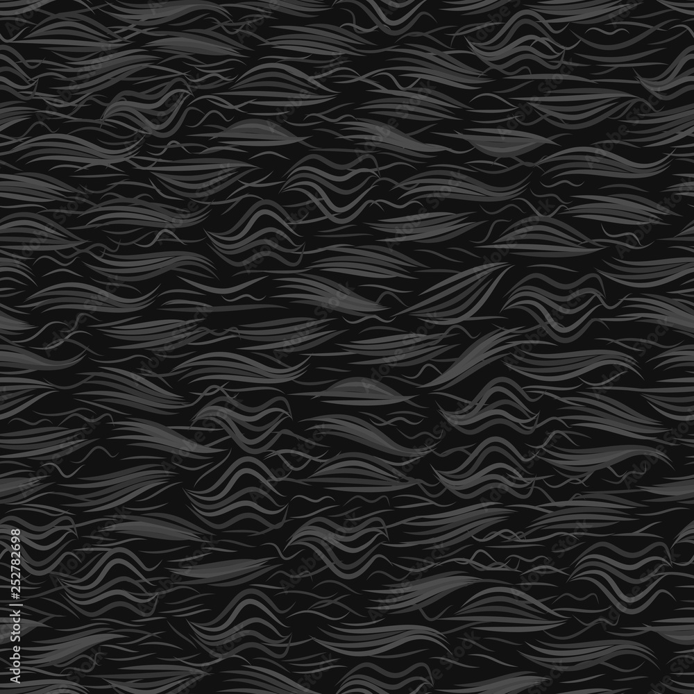 Fototapeta premium The texture of the black fur.