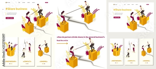Isometric Conflict of Partners in Business