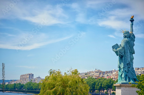 Liberty statue Paris photo