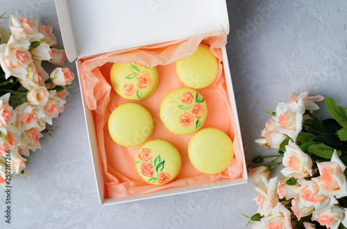Macarons Gift Set, Handmade Sweets, French Dessert
