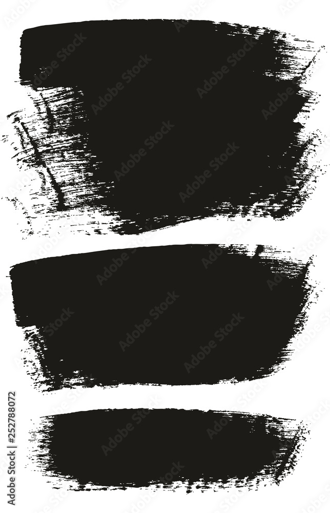 Obraz premium Paint Brush Medium Background Mix High Detail Abstract Vector Background Set 137