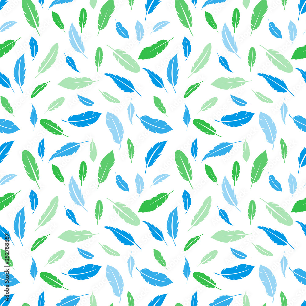 feathers seamless pattern. feathers seamless pattern.
