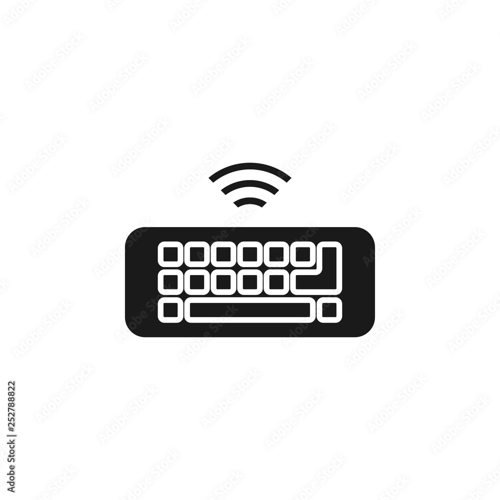 Keyboard icon design template vector isolated Keyboard icon design template vector isolated