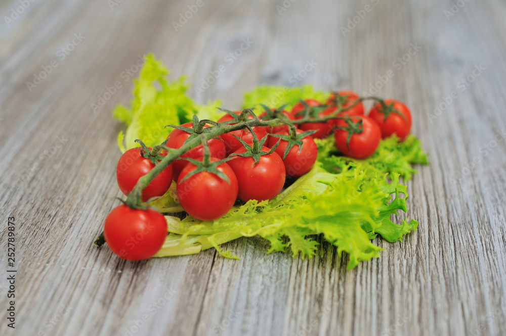 Cherry tomatoes isolated over white background Cherry tomatoes isolated over white background
