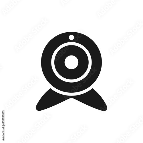 Webcam icon design template vector isolated