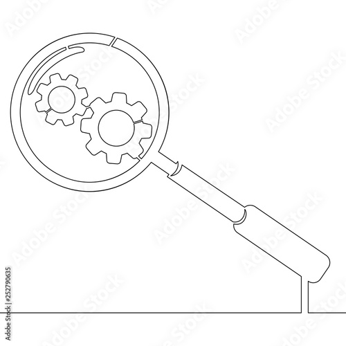 One line Search engine optimization concept