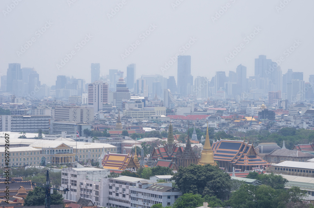 Bangkok air pollution.
