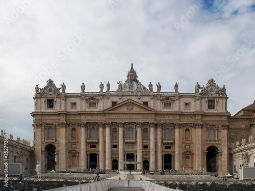 exterior view of saint peter's square, rome