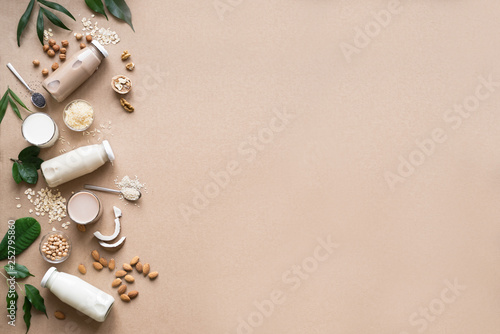 Фотография Various plant based milk