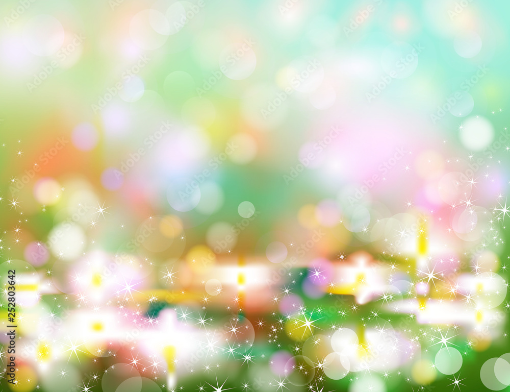 Obraz premium 抽象的な背景とデイジー