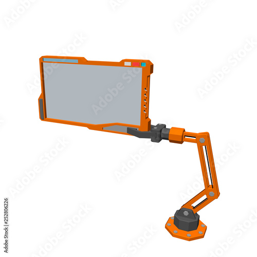 Robotic arm with futuristic...