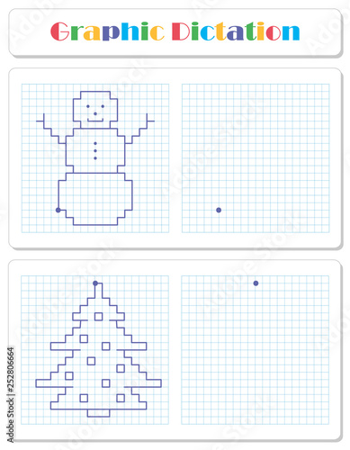 Copy the graphic picture. Worksheet for kids