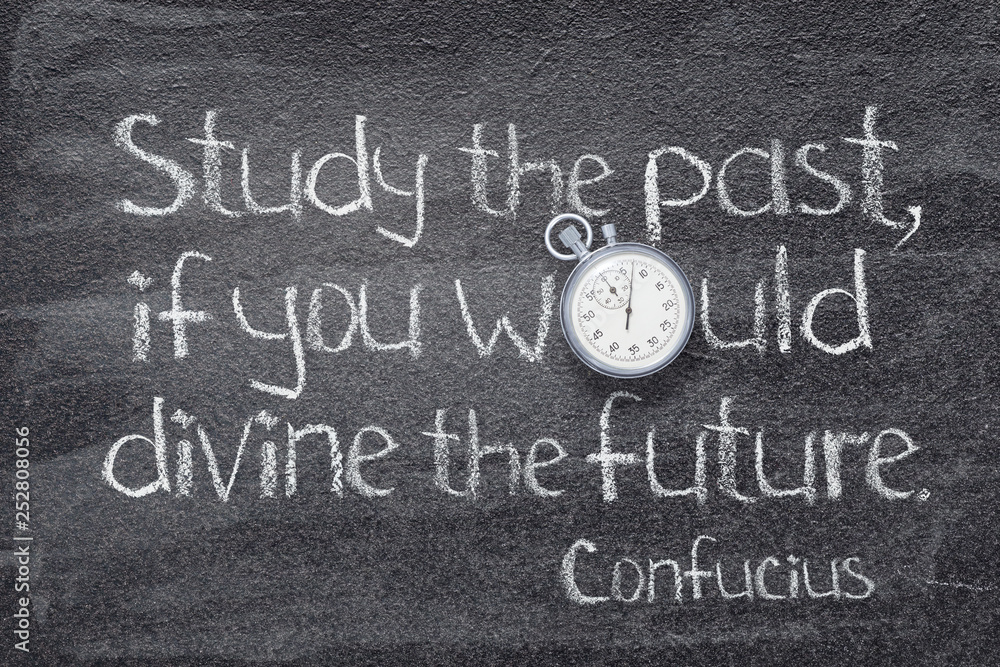 Fototapeta premium study the past Confucius