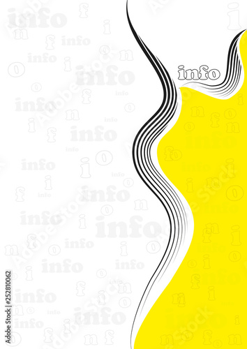 Hintergrund info gelb