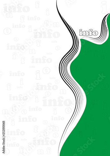 Hintergrund info grün